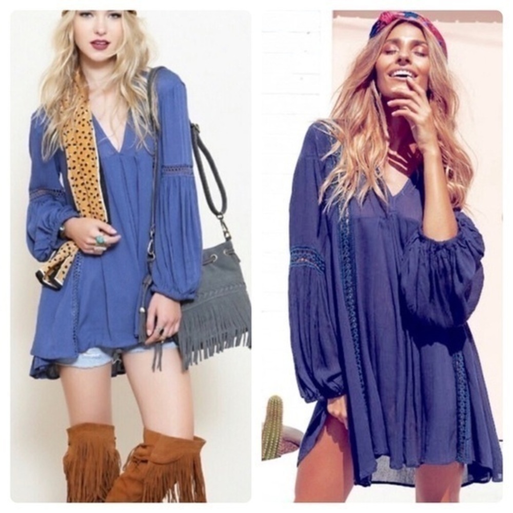 Free People just the two of us tunic or mini dress oversized